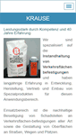 Mobile Screenshot of krause-vertrieb.info