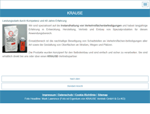 Tablet Screenshot of krause-vertrieb.info